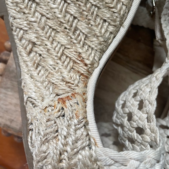 Steve Madden Macrame Wedge Sandals - Picture 5 of 5